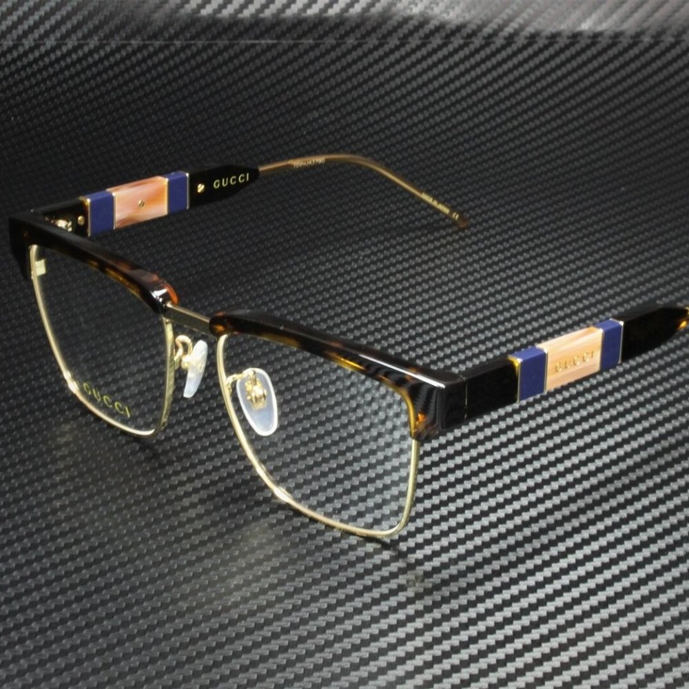 Gucci Black Gold 52mm Eyeglasses